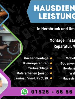 Hausmeisterservice & Handwerkerhilfe – zuverlässig, fair & schnell! - Hersbruck