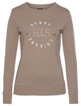 H.I.S Sweatshirt mit großer Logo Stickerei, Loungewear