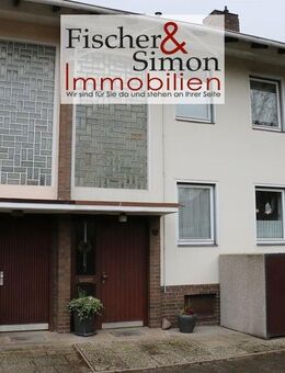 RESERVIERT-gepflegtes Reihenmittelhäuschen mit kl. Garten und idyllischem Baumbestand - Nienburg (Weser)