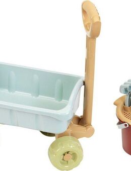 Klein Bollerwagen Little Foot, Spiel-Bollerwagen mit Eimerset, aus Recyclingkunststoff, Made in Germany