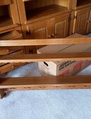 4tlg Eichen Wohnzimmer Schrank mit passendem Regal in 45472