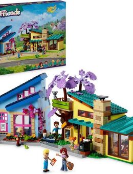 LEGO® Ollys und Paisleys Familien Haus (42620), LEGO Friends Konstruktionsspielsteine, (1126 St), Made in Europe