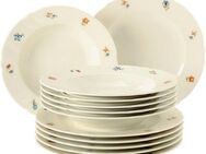 Seltmann Weiden Tafelservice Geschirr-Set, Service Marieluise (16-tlg), 6 Personen, Porzellan, Geschirr, Geschirr-Set, Made in Germany, 16 Teile, für 6 Personen