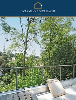 Grüne Ausblicke in Ihren Outdoor-Wohnoasen: 2-Zi.-Wohnung mit Balkon und Terrasse am Hofberg - Landshut