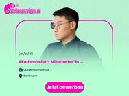 Akademische*r Mitarbeiter*in (m/w/d) im Bereich Kunststofftechnik und Verfahrensoptimierung - Karlsruhe