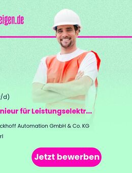 Ingenieur (m/w/d) für Leistungselektronik - Technologieentwicklung - Verl