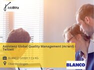 Assistenz Global Quality Management (m/w/d) in Teilzeit - Oberderdingen