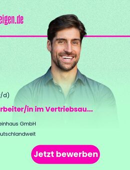 Mitarbeiter/in (m/w/d) im Vertriebsaußendienst - München Altstadt