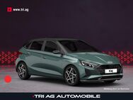 Hyundai i20, 1.0 T-GDI Prime Mangrove Green Mineraleffekt, Jahr 2022 - Kippenheim