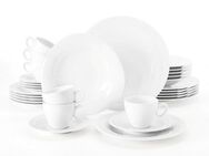 Seltmann Weiden Kombiservice Geschirr-Set, Service Trio (30-tlg), 6 Personen, Porzellan, Teller, Tassen, Untertassen, Made in Germany, 30 Teile, für 6 Personen