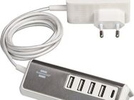 Brennenstuhl USB-Ladegerät (mit Schnellladefunktion, 1x USB C Power Delivery und 4x USB-Ladebuchse)