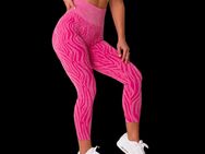 2 NVGTN Seamless Scrunch Highwaist Legging flieder pink Tarnmuster 36 38 NEU mit Etikett Gymshark - Hoppegarten