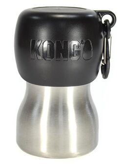 KONG H2O Edelstahlflasche - ca. 270 ml (schwarz)