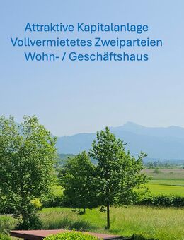 Attraktiv für Kapitalanleger - Vollvermietetes Zweiparteien Wohn-/Geschäftshaus in Grabenstätt - Grabenstätt