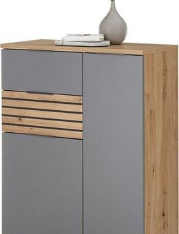 HBZ Schuhschrank Milan, BxHxT 85x103x38cm (1-St) Mit 2 Türen, 2 Schubkästen, 3 Einlegeböden, 1 fester Boden