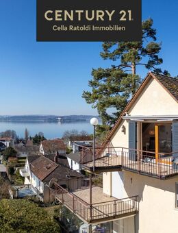 Ruhig, ruhiger - 3-Zimmer-Dachgeschosswohnung mit Seesicht! - Uhldingen-Mühlhofen