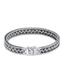 Kuzzoi Armband Unisex Königskette Kastenverschluss 925er Silber