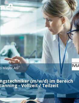 Vermessungstechniker (m/w/d) im Bereich 3D-Laserscanning - Vollzeit / Teilzeit - Ottobeuren
