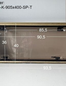Tabbert Wohnwagenfenster ca 90,5 x 40 (mit Rahmen 93,5 x 43) gebr - Schotten Zentrum
