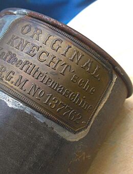 DRGM - Knecht'sche Kaffeefiltrirmaschine - München Maxvorstadt