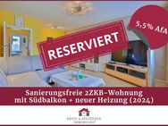 Seien Sie der Erste! Frisch aufgeteilt & vermietet mit 5,5% AfA: 2ZKB-Whg. inkl. Südbalkon - Kassel