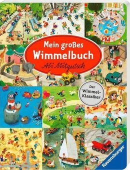 Ravensburger Buch Pappbilderbuch, Mein großes Wimmelbuch