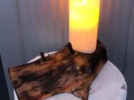 Led Timer Holz Deco Kerze Aschenbecher Fernbedienung - Warendorf
