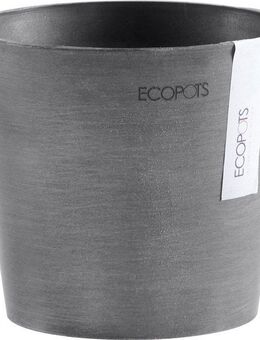 ECOPOTS Blumentopf AMSTERDAM Mini Grey, BxTxH: 13x13x11,4 cm