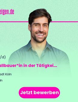 Metallbauer*in in der Tätigkeit einer*s Bühnenhandwerker*in (m/w/d) Vollzeit / Teilzeit - Köln