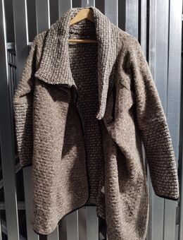 Strickmantel onsize , beige meliert - Fürth