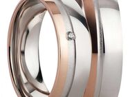 Silberringe bicolor mit Zirkonia SR994-SR995 - Aholming