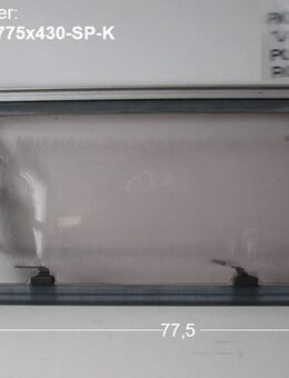 Bürstner Wohnwagenfenster ca 77,5 x 43 gebr. (Roxite 94 D399) Sonderpreis Kratzer (zB Amara 485TN BJ 96) Küchenfenster - Schotten Zentrum