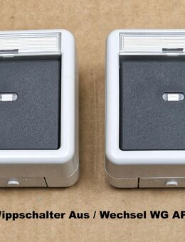 Wasserdichte Aufputz Schalter insgesammte 3 Stück Aus/Wechselschalter - Bürstadt