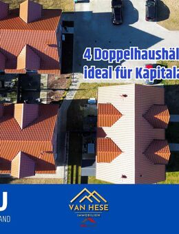 4 Doppelhaushälften mit Top-Renditepotenzial! - Moormerland