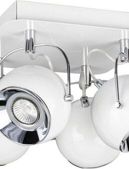 SPOT Light Deckenleuchte BALL, LED wechselbar, Warmweiß, Inklusive LED-Leuchtmittel, Schwenkbare und flexible Spots, Made in EU