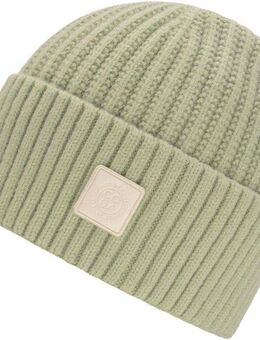 chillouts Strickmütze Denise Hat mit sichtbarem Logo-Patch