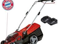 Einhell Akkurasenmäher GE-CM 36/36 Li Kit - FC Bayern München, 36 cm Schnittbreite, (Set), mit 2 Akkus 18V/4,0Ah und 2 Ladegeräte