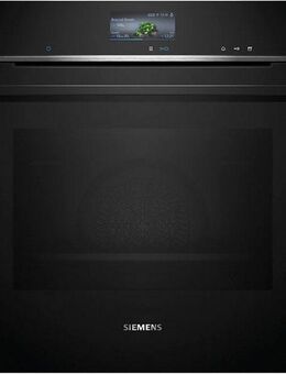 SIEMENS Dampfbackofen iQ700 HS736G3B1, mit Teleskopauszug nachrüstbar, ecoClean, cookControl Pro Funktion für automatische Gerichtzubereitungen