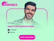 Expert*in für Psychische Gefährdungsbeurteilung (BGM) W/M/D - Münster