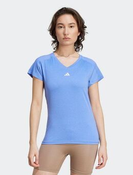 adidas Performance T-Shirt TR-ES MIN T Trainingsshirt, feuchtigkeitsabsorbierend mit V Ausschnitt