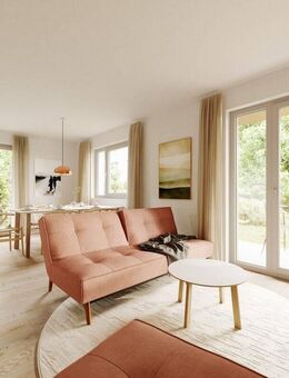 Helle 3-Zimmer Gartenwohnung mit zwei großen Terrassen - Oberhaching