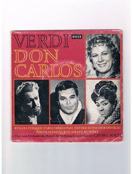 Verdi-Don Carlos-J.S.Bach-Johannes-Passion-Vinyl-SL,Decca,50/60er Jahre - Linnich