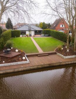 Rarität in Toplage: Einzigartiger Bungalow mit privatem Wasserzugang - Hinte