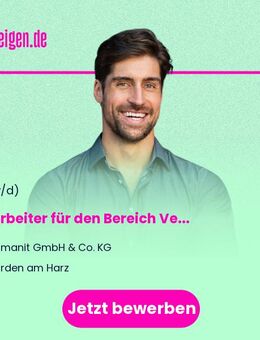 Mitarbeiter für den Bereich Vertrieb (m/w/d) - Hörden