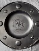 Sehr großer, schwerer Zinnteller – Erinnerung an das Ortsvereinsturnier SG Kirchen-Freusburg 1989 in 57572