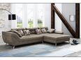 Couchgarnitur Couch Sofa Wohnzimmercouch ca. 358 x 219 cm SAN FRANCISCO Microfaser braun in 94139