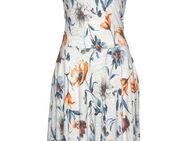 Vivance Jerseykleid mit Blumendruck und schwingendem Rock, Sommerkleid, Strandkleid