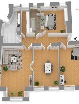 Attraktives Investment am Charlottenburger Schloss - VERMIETETE 4-Zimmer-Eigentumswohnung - Berlin