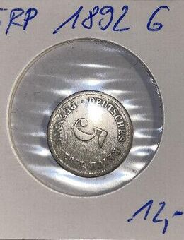 Münzen Deutsches Kaiserreich 5 Pfennig 1892 G - Cottbus
