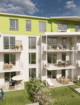 VERKAUFT - 100.000€ KfW Darlehn sichern- 3-Zi im 1.OG - KfW40, Balkonkraftwerk, .. - NEUBAUPROJEKT GRÜNE MITTE - Engen -KfW Förderung & Sonder AfA - Engen